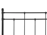 Bed Metal LYNX 160 x 200 cm (EU King Size) Black_806524