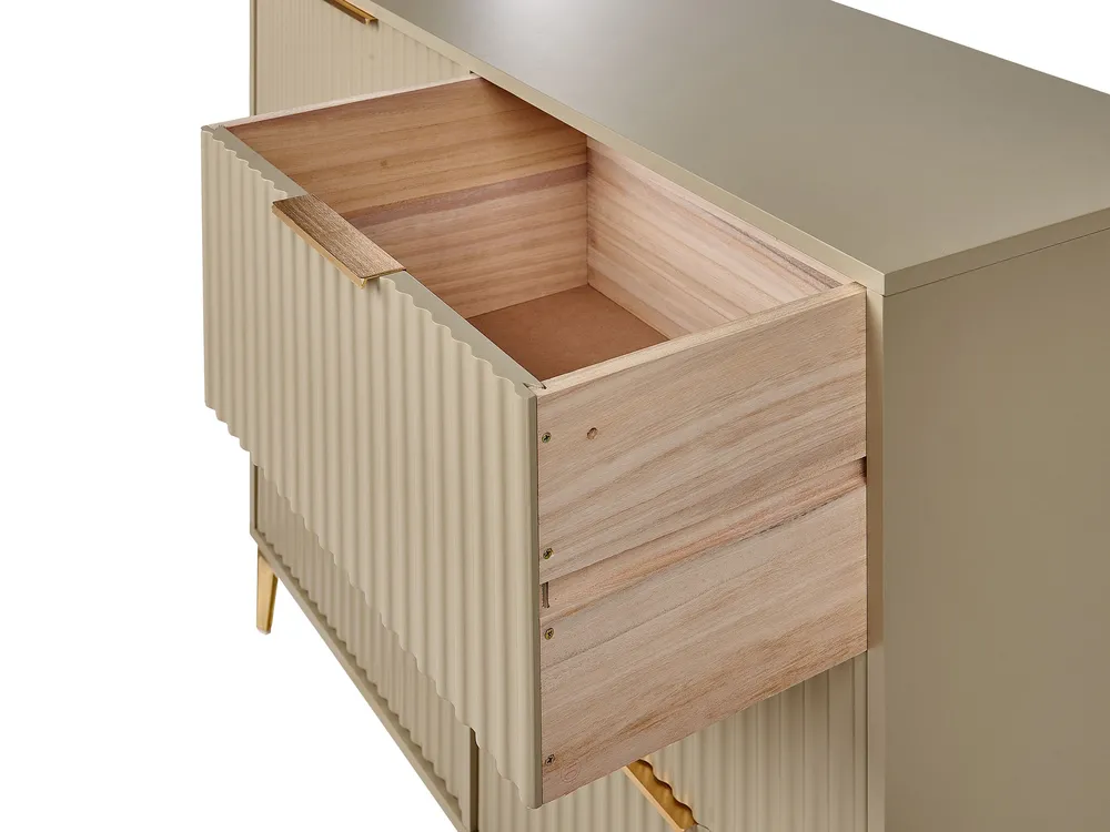 6 Drawer Chest WALCOTT Beige_941730