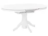 Ausziehbarer Esstisch AKRON Weiß 106/150 cm 106 cm