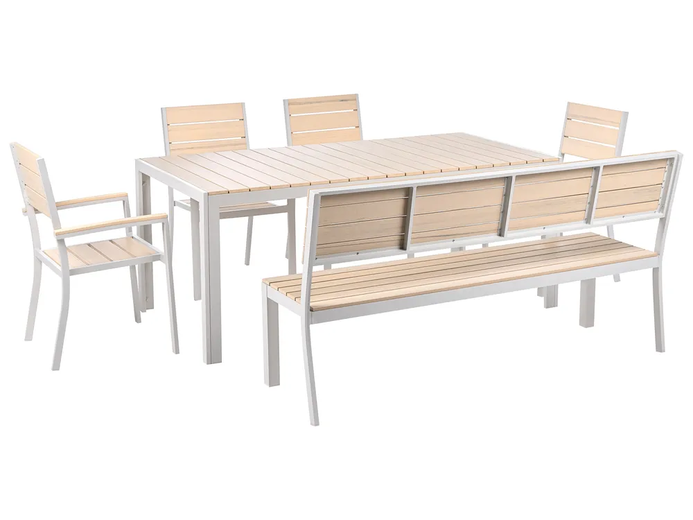 Gartenmöbel Set 7-Sitzer COMO/PRATO Beige