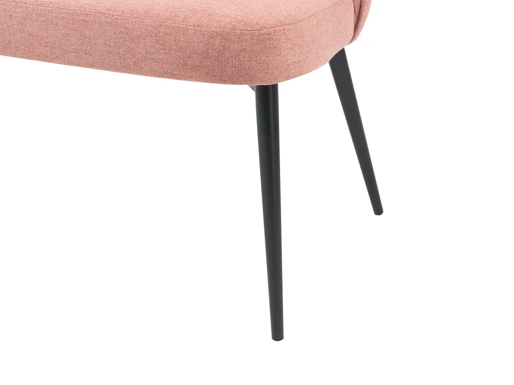 Esszimmerbank 2-Sitzer OSBY Stoff Rosa_929163