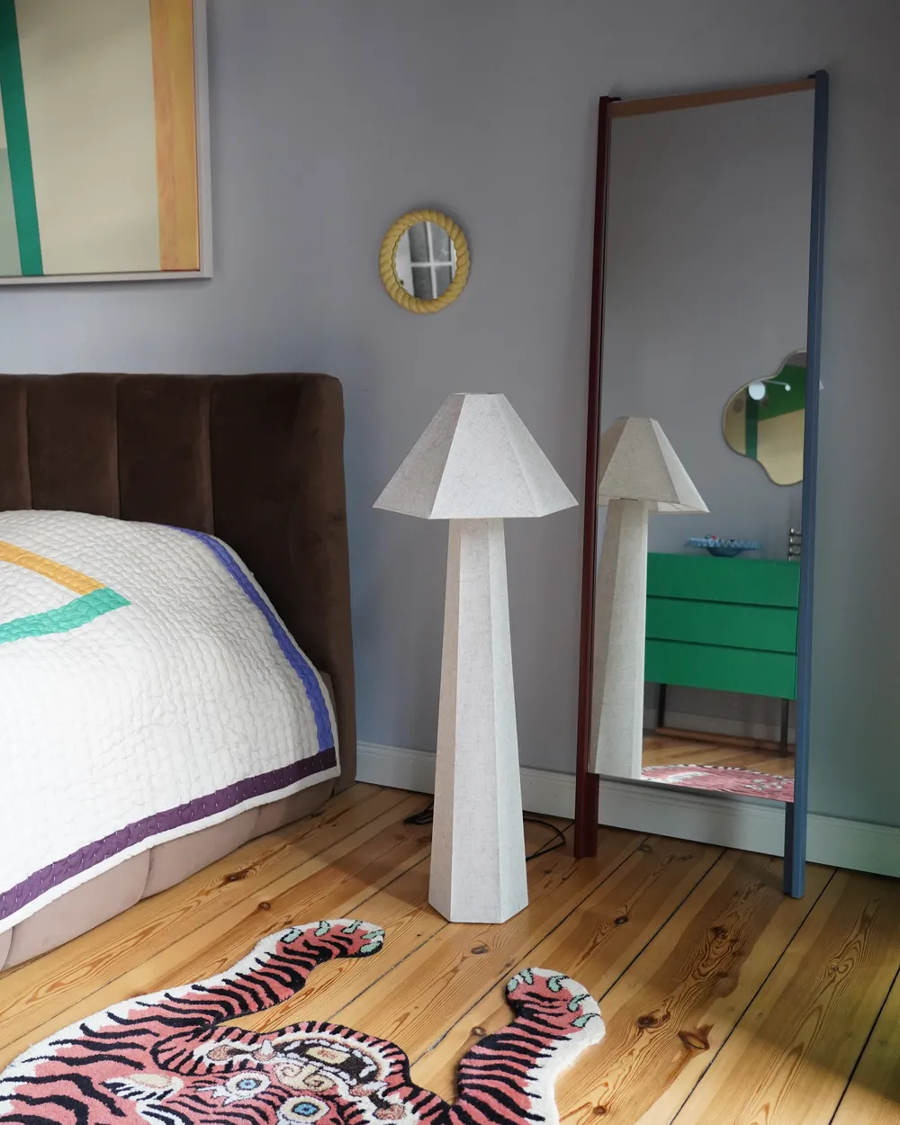 Stehlampe DEMBI Kunstleinen Hellbeige_1050757