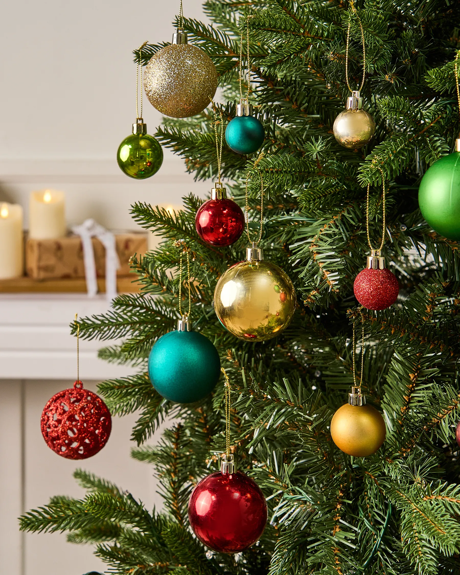 Weihnachtskugel 100er Set VANERN Bunt_1023769