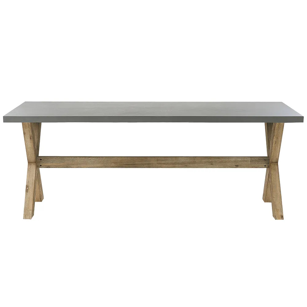 Gartentisch OLBIA 200 cm 100 cm Beton Grau_771279