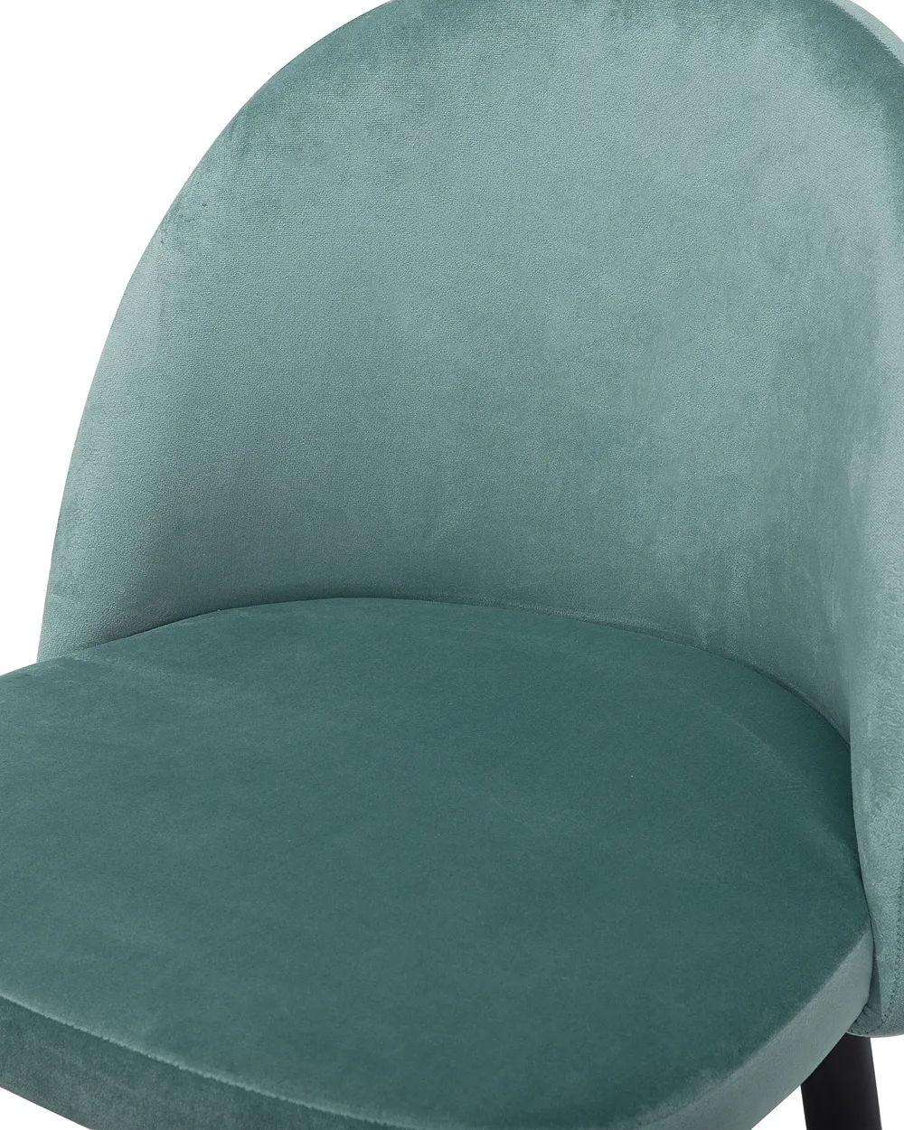 Set of 2 Dining Chairs VISALIA Velvet Mint Green_711012