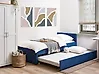 Ausziehbett Stoff MARMANDE 90 x 200 cm Marineblau