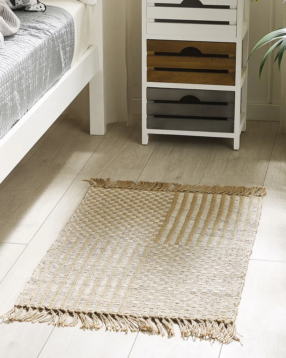 Teppich ADABAG Beige 50 x 80 cm Jute