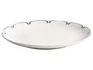 Tafelservice 12-teilig CHAROLI Porzellan Weiß / Blau_1061703