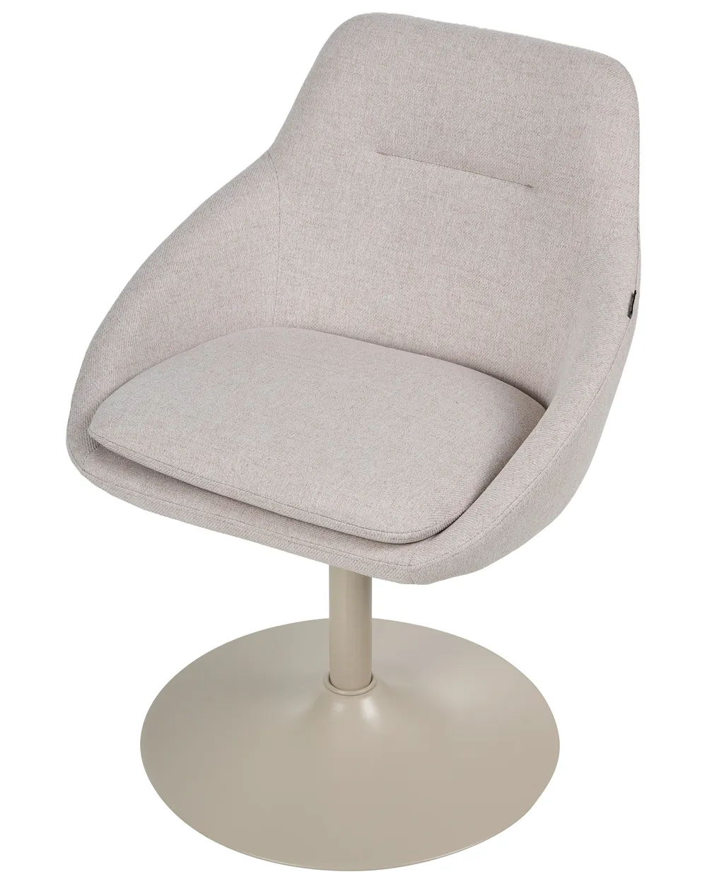 Esszimmerstuhl drehbar WESTMINSTER Stoff Hellbeige_1120496