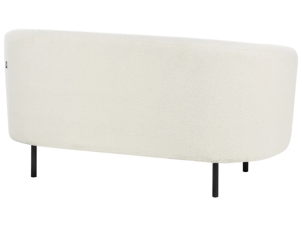 Living Room Set 6 Seater LOEN Boucle White_920399