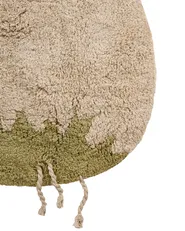Kinderteppich TOADSTOOL Hellbeige 100 x 100 cm Baumwolle_1107711