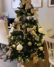 Künstlicher Weihnachtsbaum LED PALOMAR 180 cm Dunkelgrün_1170091