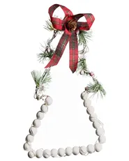 Weihnachtsdekoration 3er Set LED KYVESI 20/25/30 cm Weihnachtsbaum Weiß_1027960