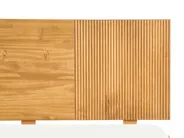 Schlafzimmer Set Kiefernholz FLAVIGNAC 160 x 200 cm Hellbraun_1118526