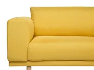 Sofa 3 Seater NIVALA Fabric Yellow_733063