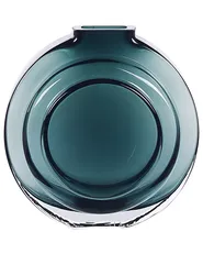 Flower Vase KAPELI 15 cm Glass Turquoise_838048