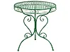 Bistro Table ALBINIA 70 cm 70 cm Metal Green