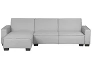 Corner Sofa Bed 3 Seater ROMEDAL Fabric Light Grey Right Hand_748906
