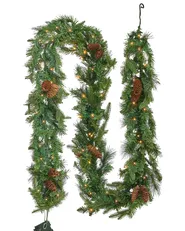 Christmas Garland LED KAMERUN 270 cm Green_881184
