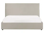 Ottoman Bed LAVAUR Velvet Taupe 160 x 200 cm (EU King Size)_985967