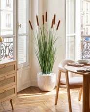 Kunstpflanze BULRUSH 135 cm Grün_1103917