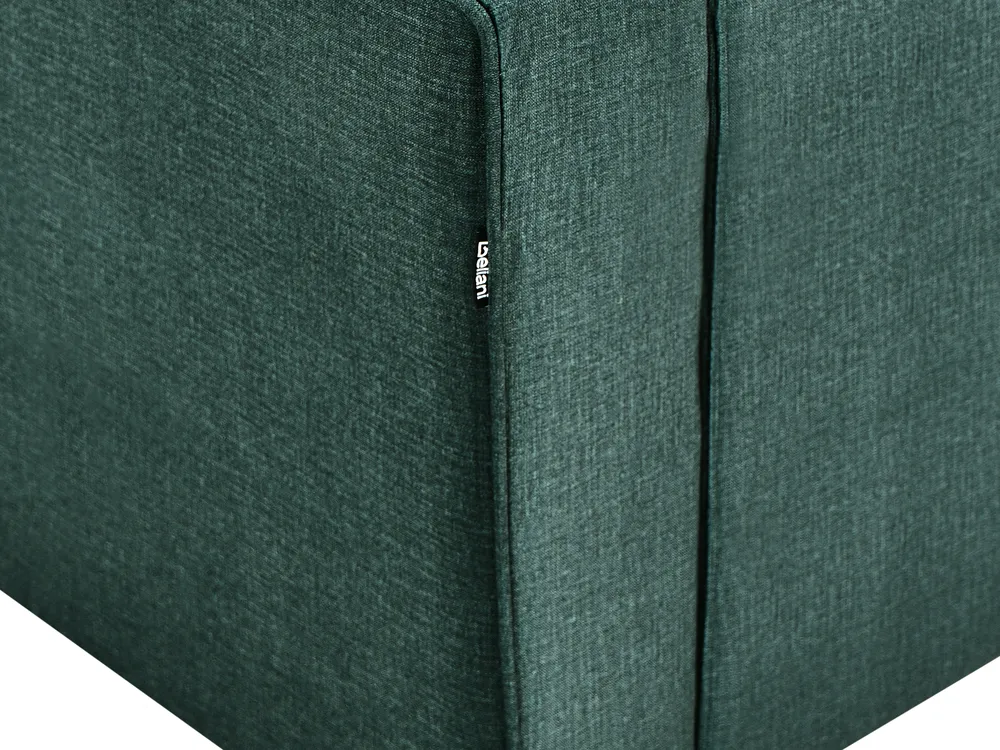 Sofa 3 Seater SAVALEN Velvet Dark Green_964554