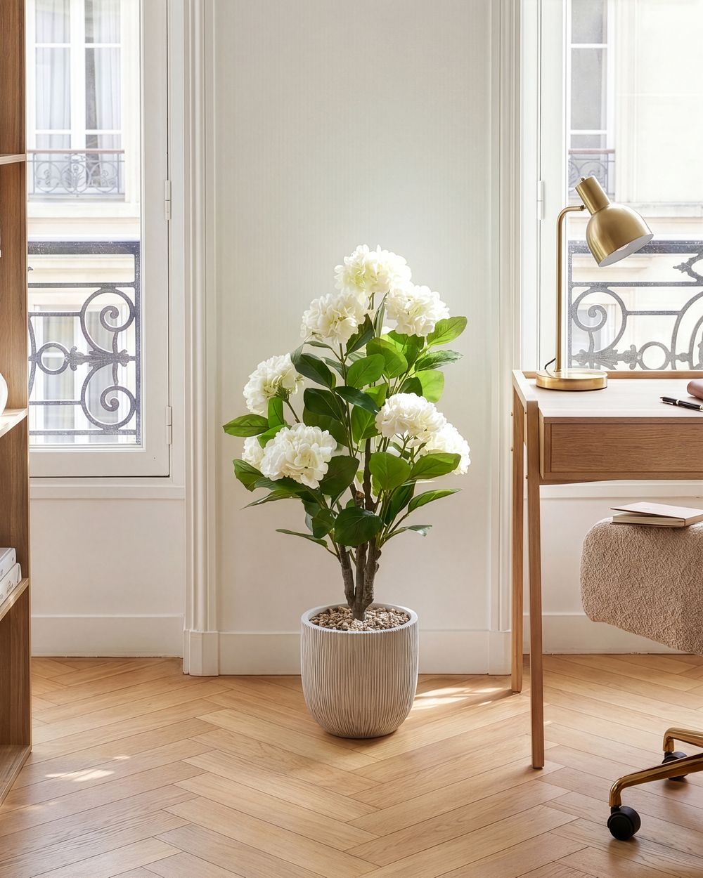Artificial Plant HORTENSIUM 90 cm White