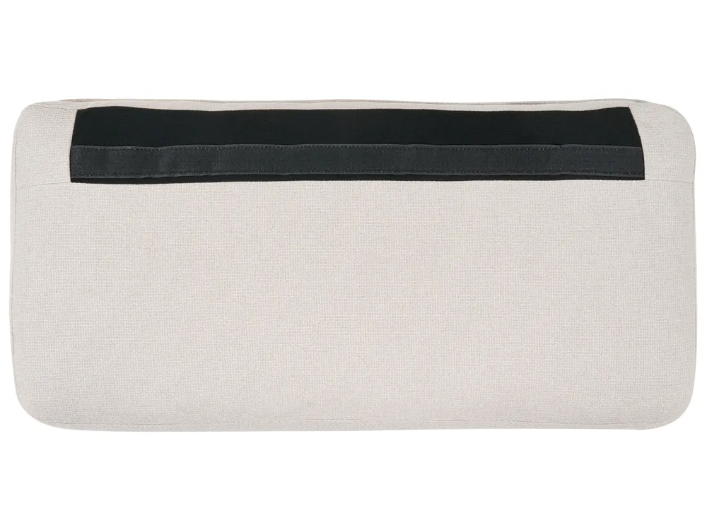 Sofa 3-Sitzer SKAVEN Stoff Cremeweiß_954648