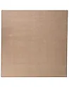 Shaggy-Teppich DEMRE Sandbeige 200 x 200 cm