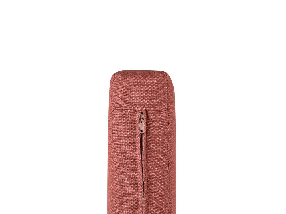 Garten Ecksofa 5-Sitzer MARETTIMO zertifiziertes Akazienholz Rot linksseitig_1081704