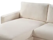 Corner Sofa 4 Seater SIGGARD Boucle White Right Hand_944495