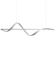 LED Pendant Lamp KHUTTI with Remote with Dimmer Metal White_1032989