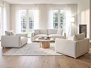 Armchair LUVOS Fabric Off-White_1159184