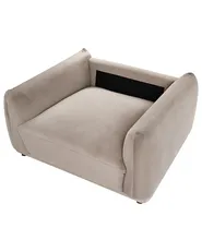 Sessel JUBEK Samtstoff Taupe_1077895