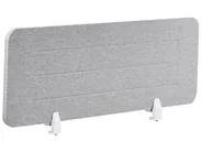 Schreibtischtrennwand ZIGGY 120 x 40 cm Hellgrau_1015382