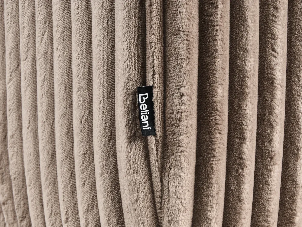 Ecksofa STENUM Cord Hellbraun rechtsseitig_972414
