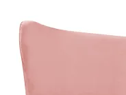 Bed Velvet CHALEIX 160 x 200 cm (EU King Size) Peach Pink_844530
