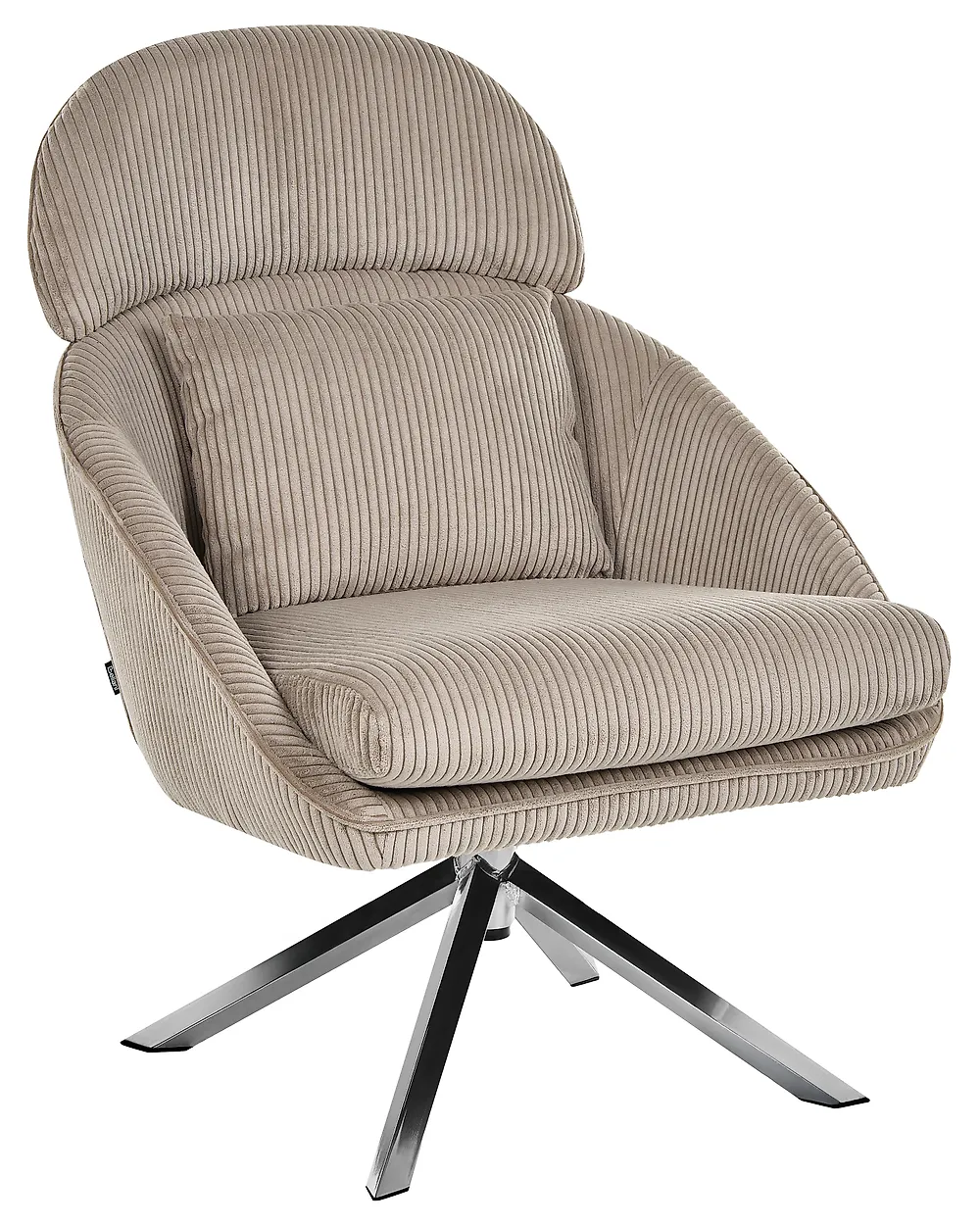 Drehsessel STORVORDE Cord Taupe