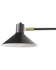 Wandlampe KADASSA verstellbar Metall Schwarz_884272