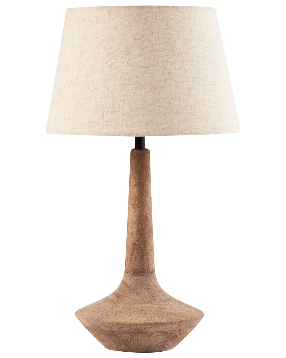 Tischlampe GODAWARI Mango Holz Dunkelbraun