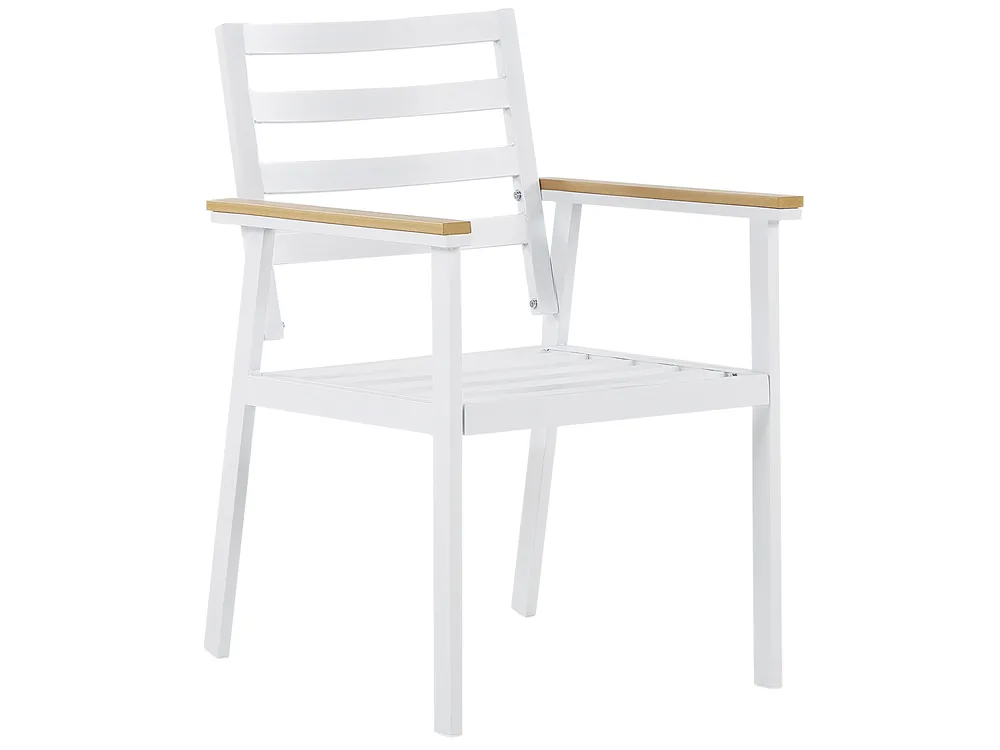 Gartenmöbel Set 4-Sitzer CAVOLI inkl. Kissen Metall Beige_818147