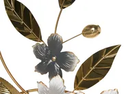 Wall Decor Leaf DYSPROSIUM Metal 61 cm Gold_1007476