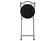 Bistro Set SIROLO Metall Weiß / Blau_1155684