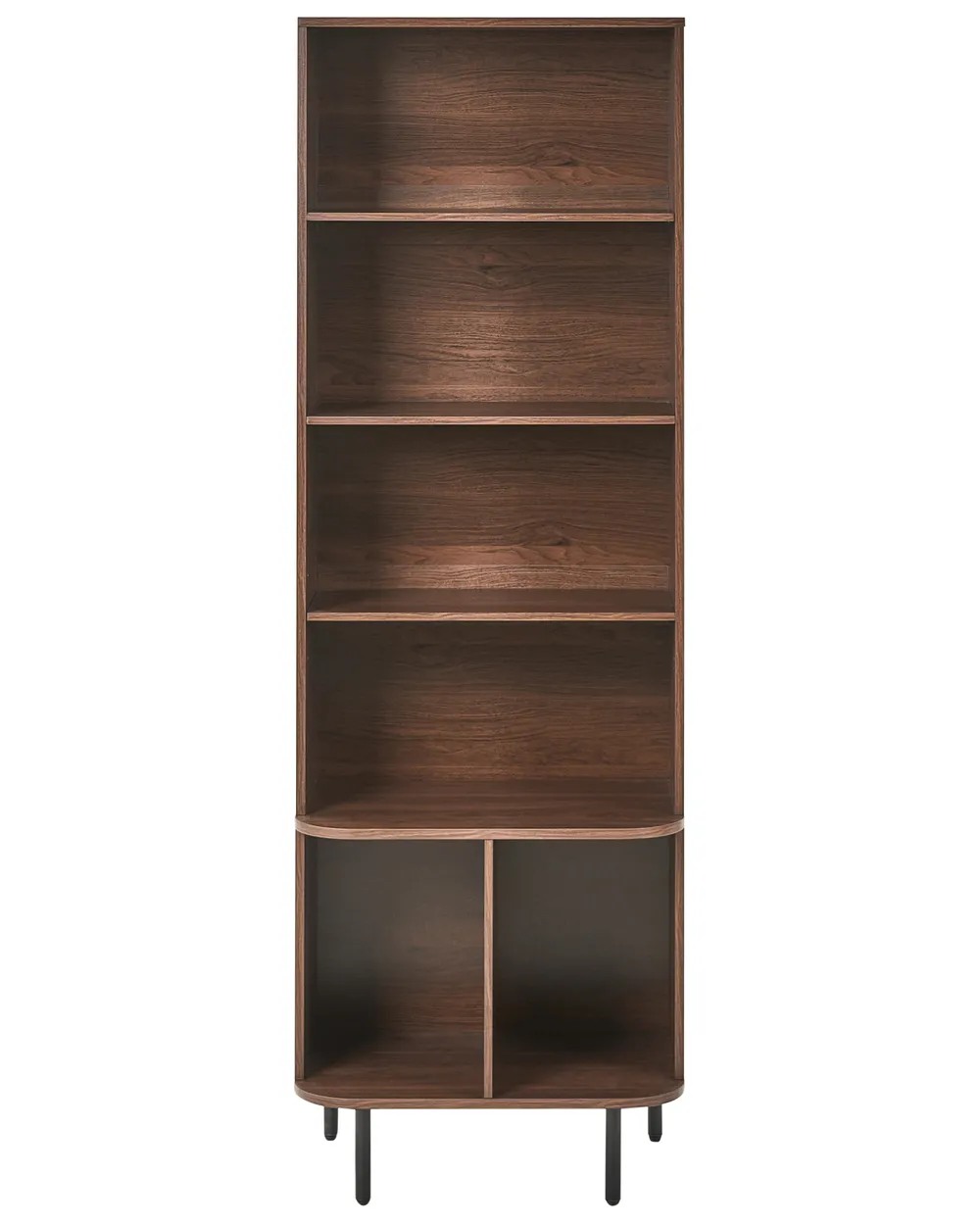 Bücherregal mit 6 Ebenen BRADLEY 180 cm Dunkelbraun_1073113