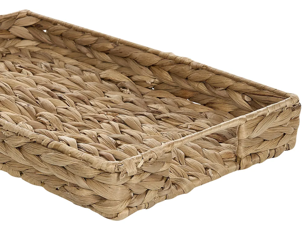 Dekotablett 2er Set KONTUM Geflecht Naturfarben_886527