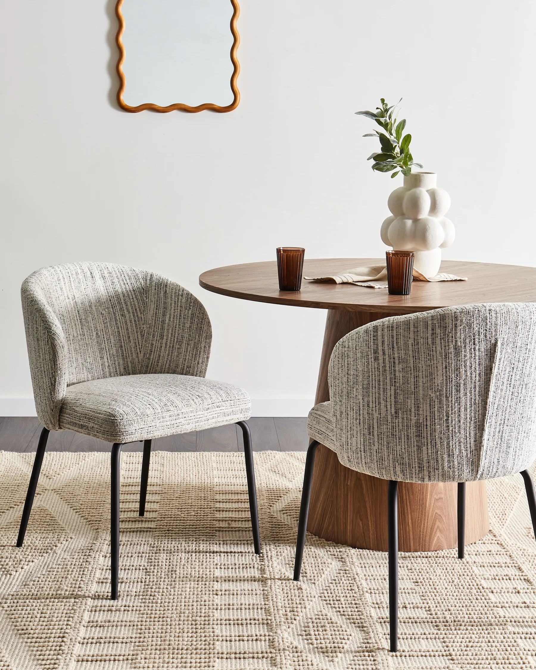Esszimmerstuhl 2er Set ZANA Weiß_938843