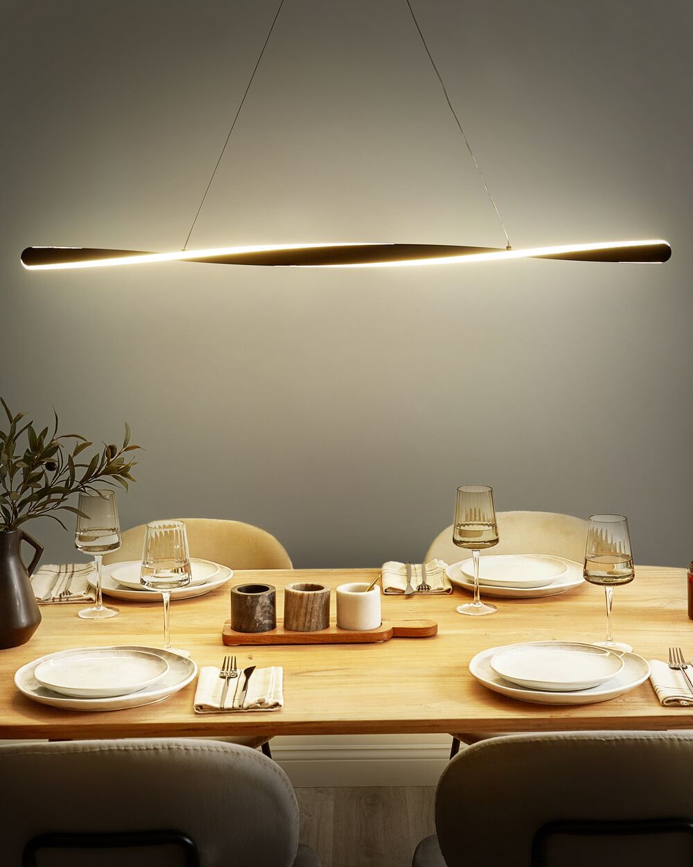 LED hanglamp MAHOI Metaal Zwart