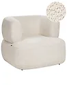 Sessel LOHJA Chenillegewebe Hellbeige