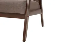 Sofa 3-Sitzer ASNES Stoff Braun_786884