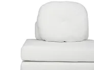 Single Sofa Bed OLDEN Corduroy Off-White_906508